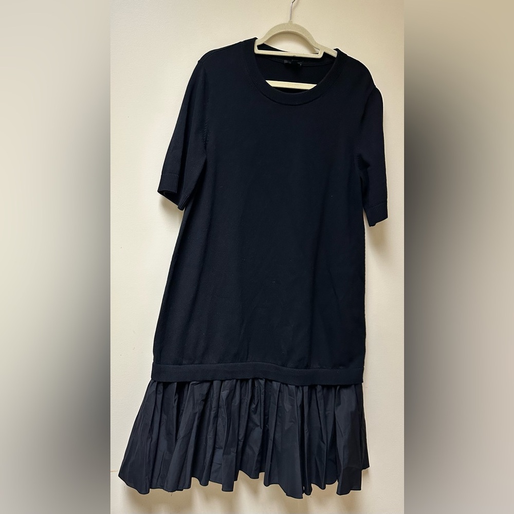 COS Black Mini Drop-Waist Dress